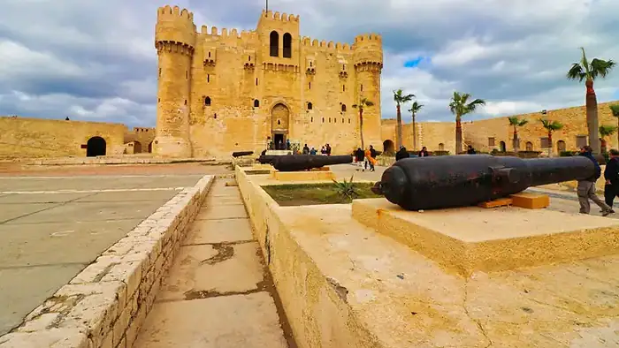Qaitbay Citadel in Alexandria, Egypt