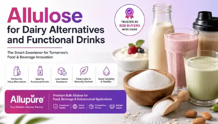 Allulose for Dairy Alternatives and Functional Drinks