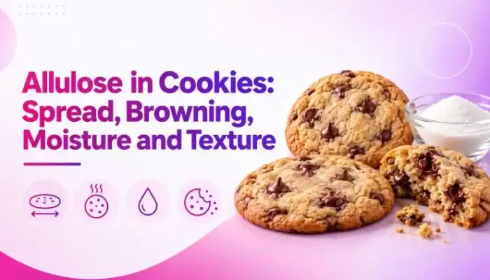 Allulose in Cookies Spread, Browning, Moisture and Texture