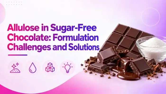 Allulose in Sugar-Free Chocolate Formulation Challenges and Solutions