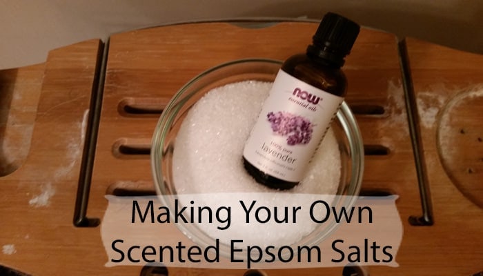 making your own scented epsom salts