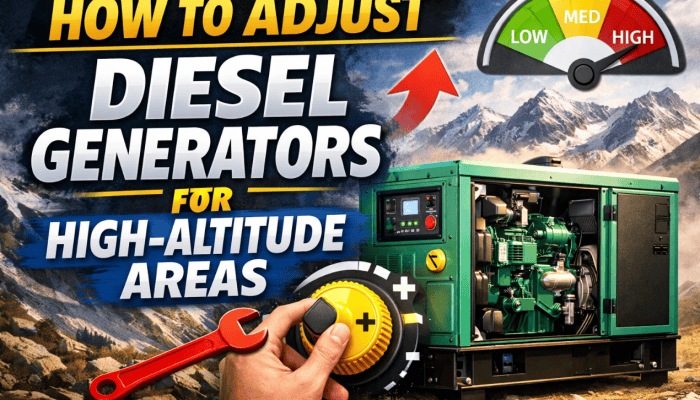 How to Adjust Diesel Generators for High-Altitude Areas