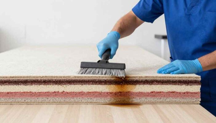 Professional carpet cleaning service in Lake Geneva with deep stain removal and eco-friendly solutio.