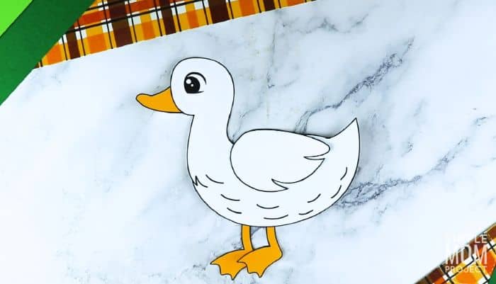 cut and paste duck craft