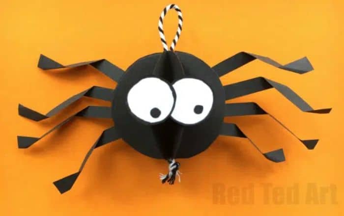 3d paper spider