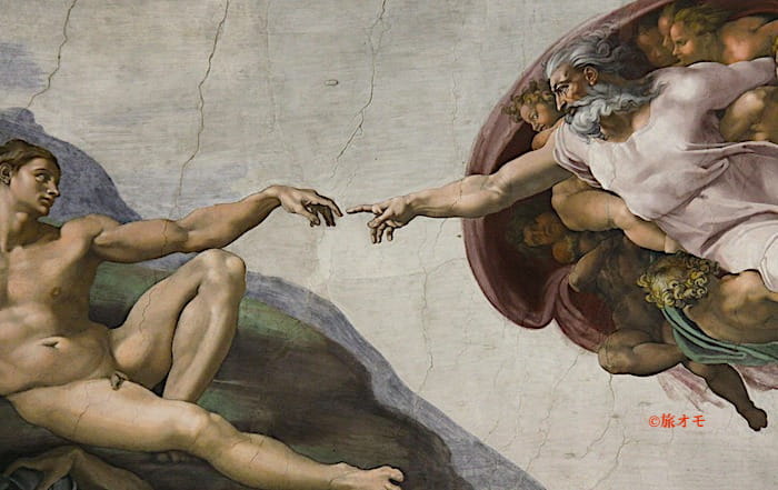 天地創造の絵画といえばのミケランジェロ システィナ礼拝堂 天地創造の絵画といえばのミケランジェロ システィナ礼拝堂