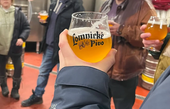 Beer tasting lomnicke pivo