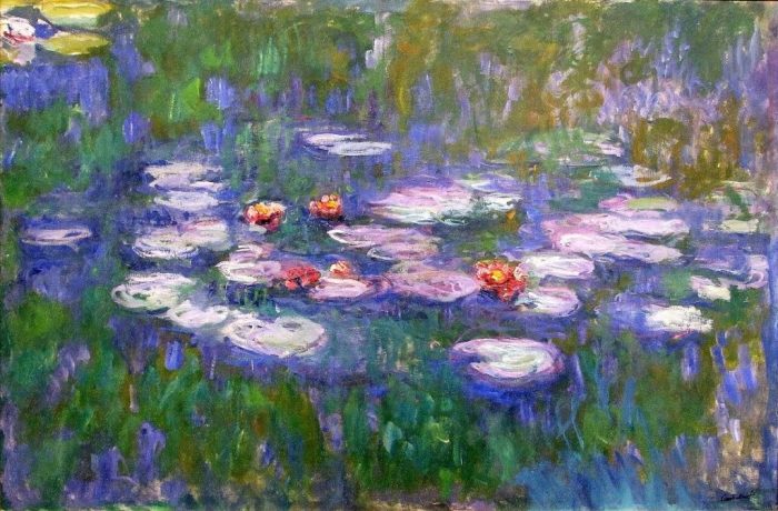 Water lilies by Claude Monet