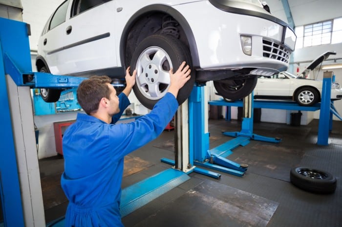 Tire rotation by a skilled mechanic.