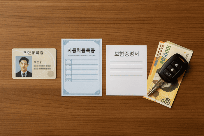 한국교통안전공단 자동차 검사 준비물 체크리스트