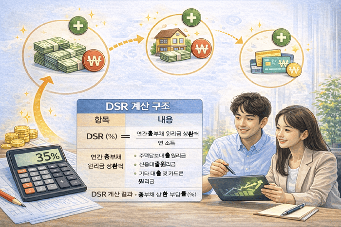 DSR 계산기 대출 가능 금액이 이렇게 달라집니다 4 dsr 계산기를 활용한 대출 전략 정리 이미지