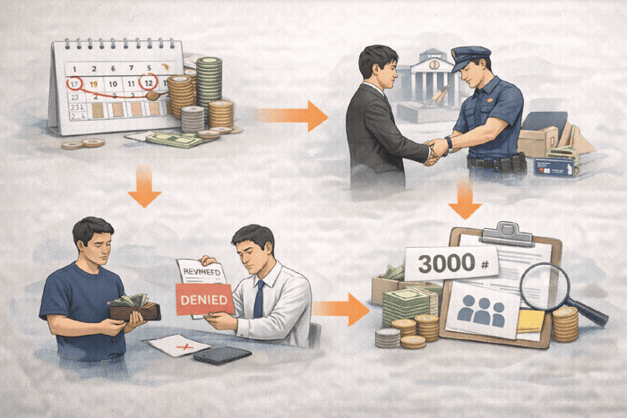 5. 임금체불 상습체불 판단기준 3개월반복 3000만원이상 명단공개 제재 구조 이미지