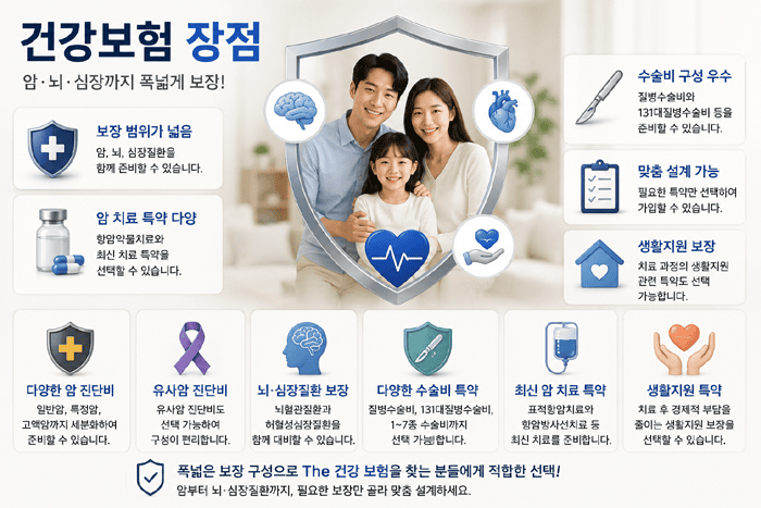 메리츠 건강 보험 분석 - 무배당 메리츠 The건강한 보장보험2607 장단점 총정리 2 메리츠 건강보험 장점