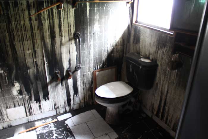 Fire Damage on a property