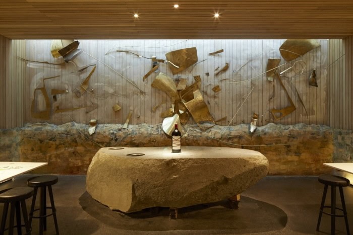The beautiful tasting room at the VIK winery