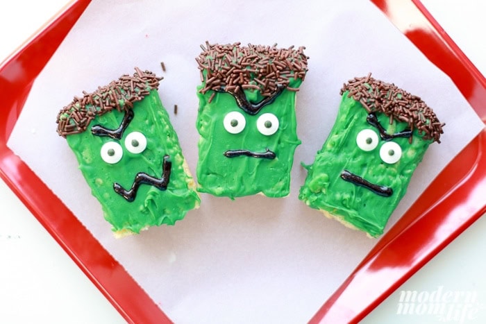 Thor Party Treats - Hulk Rice Krispy Treats