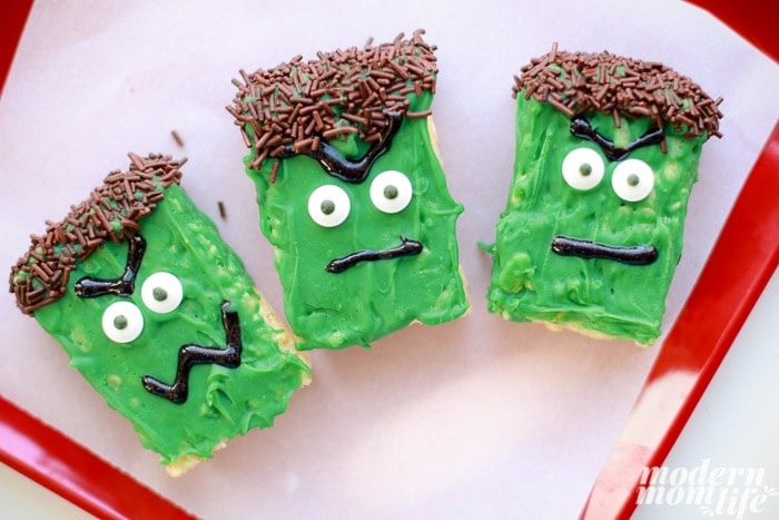 Thor Party Treats - Hulk Rice Krispy Treats