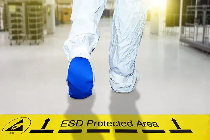 Magazzino farmaceutico Alleanza Salute con pavimento in resina epossidica Prima Pavimenti — rivestimento antistatico ESD resistente a solventi farmaceutici, facile da sanificare e conforme alle norme GMP per la distribuzione di medicinali