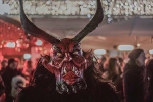 Krampus parade in Italy
