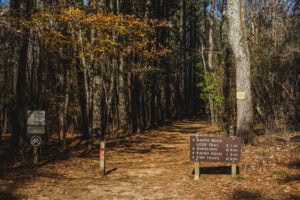 Hiking at Raven Rock State Park
