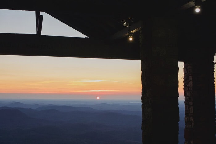 sunrise at The Pretty Place