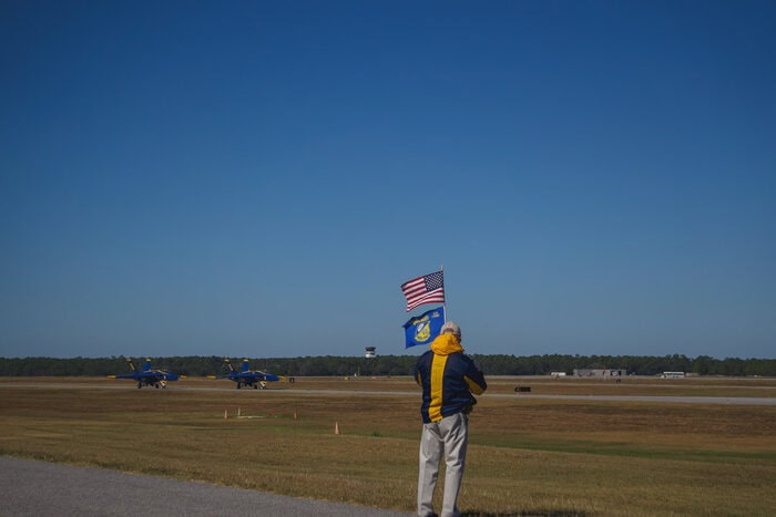 how to watch the Blue Angels practice