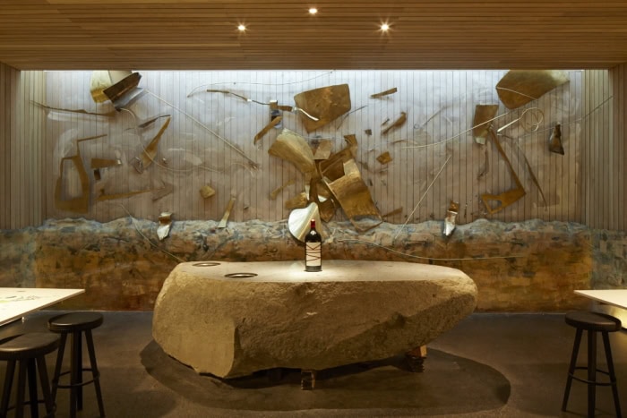 The design of the Vik tasting room mirrors the attention to detail elsewhere