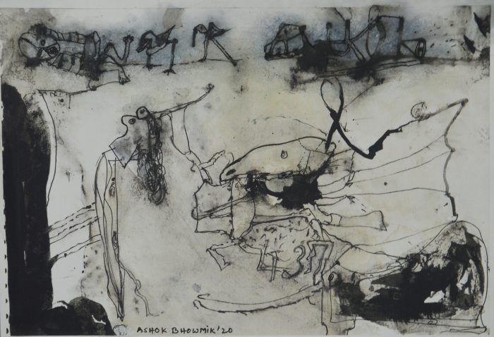 The Prophet on Death illustration Ashok Bhowmik