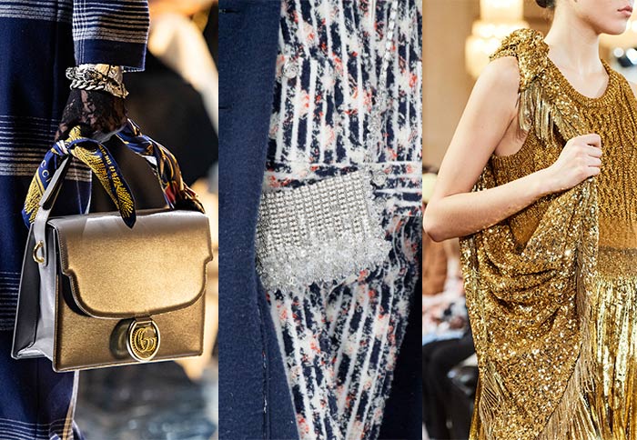 Handbag trends: Silver and gold bags | 40plusstyle.com