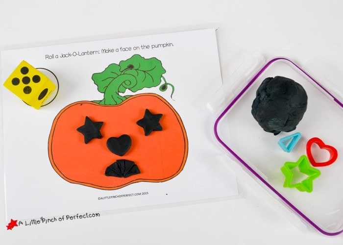 halloween playdough game