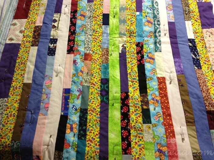 Margaret's strip quilt
