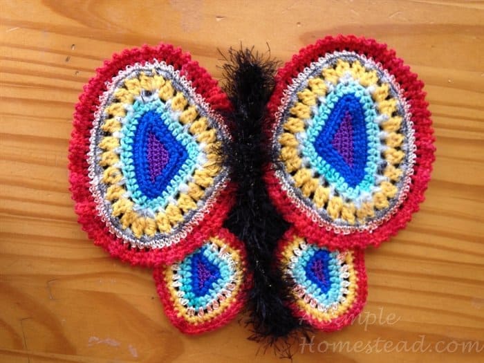 ASimpleHomestead.com - freeform butterfly