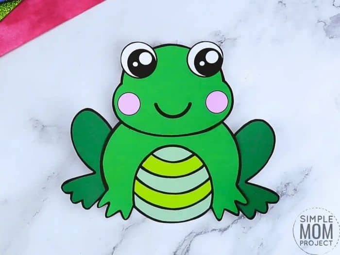 cut and paste frog craft