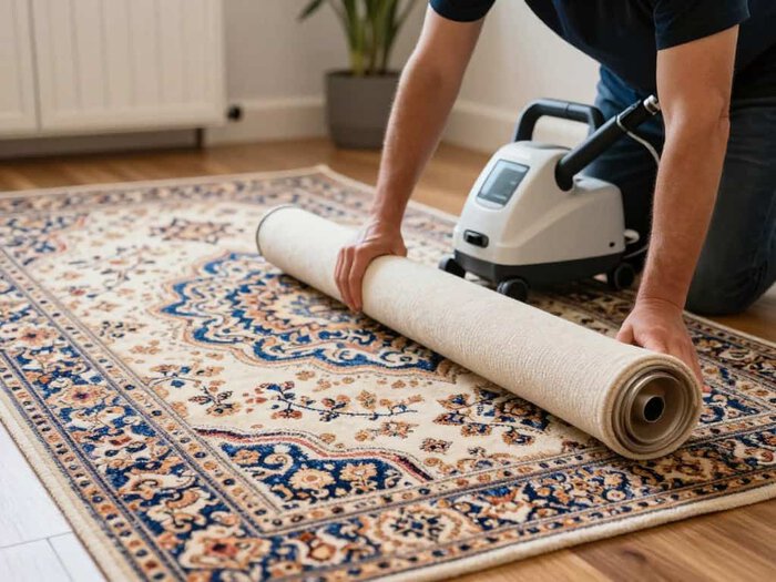 Expert carpet cleaning service in Lake Geneva WI using advanced equipment.