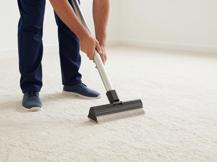 Professional carpet cleaning service in Lake Geneva with deep stain removal.