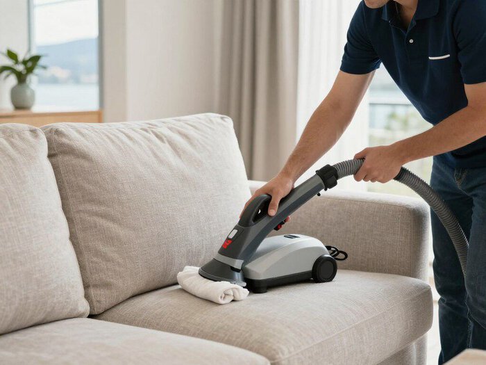 Deep carpet cleaning with professional equipment in Lake Geneva for spotless, fresh homes.