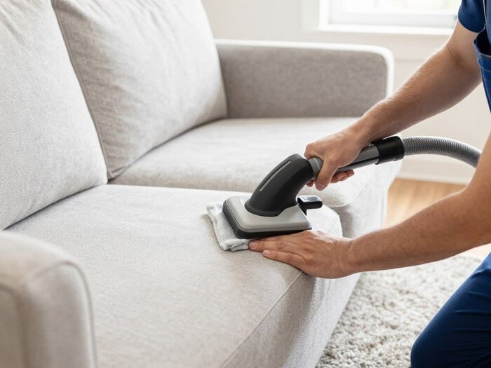 Expert carpet cleaning service in Lake Geneva using advanced equipment.