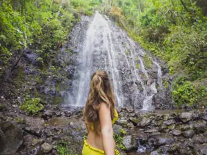 waterfall hikes on Oahu