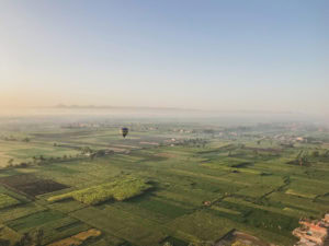 hot air balloon ride in Luxor