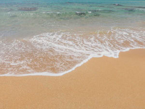 Red sand beach in Crete