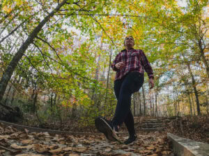 Hiking at Raven Rock State Park