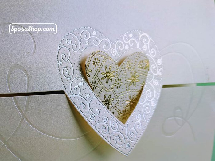 Ciondolo in argento sterling a forma di cuore con possibilità di incisione