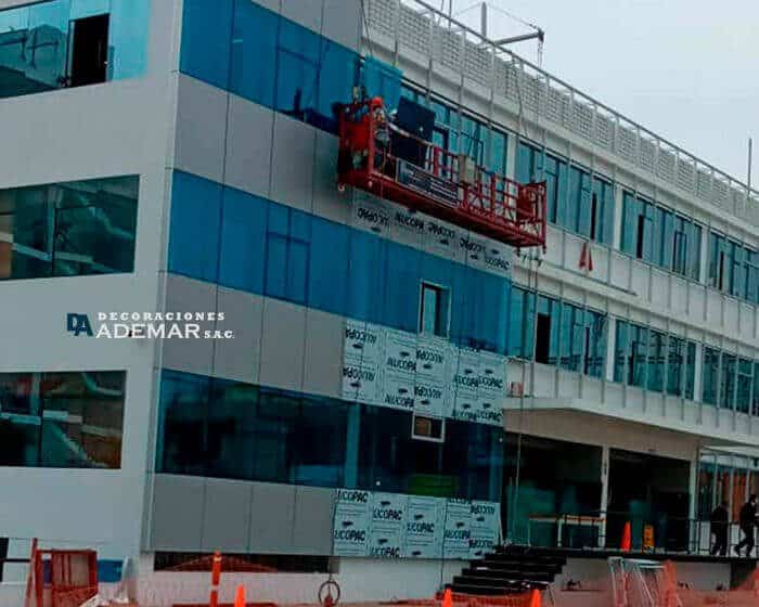 mampara para edificio