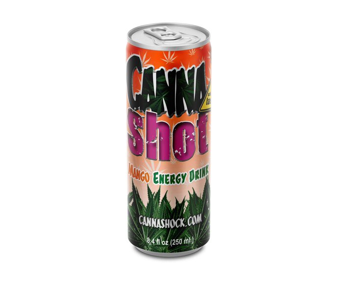 Cannashot energy drink mango - Image 1
