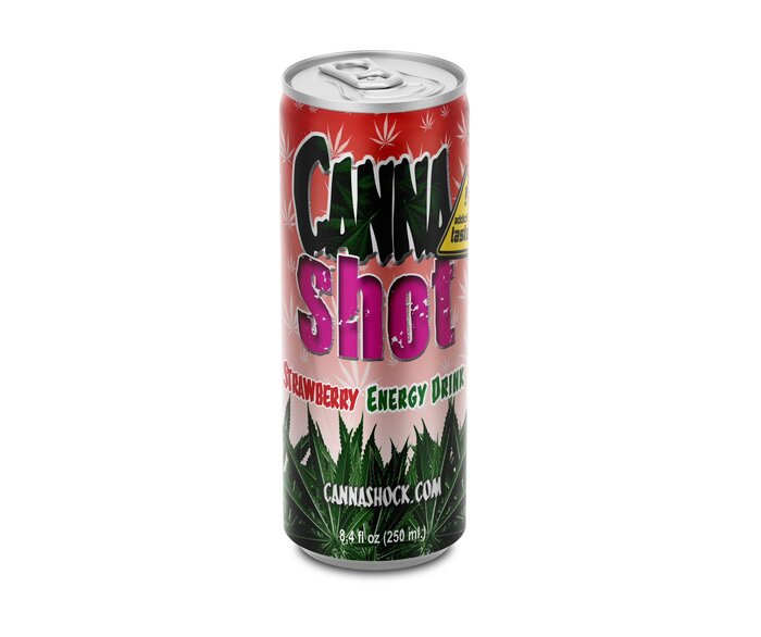 Cannashot energy drink strawberry - Image 1
