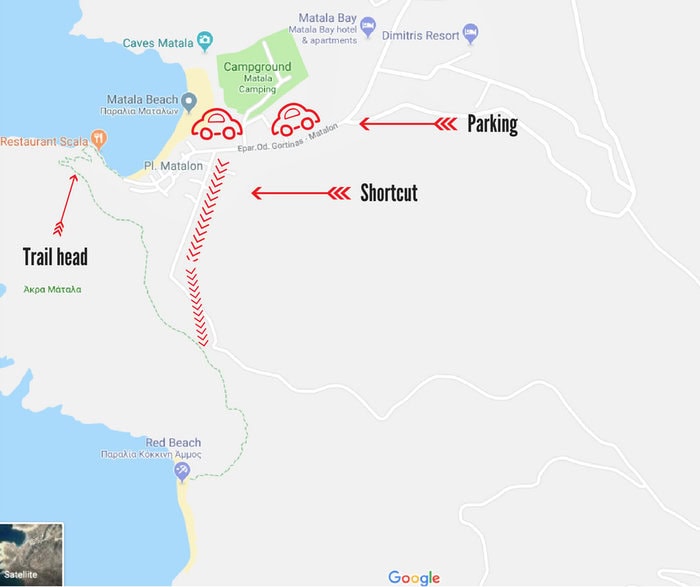 red sand beach in Crete