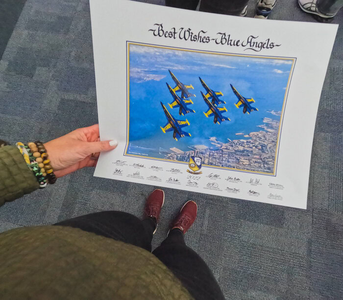 how to watch the Blue Angels practice