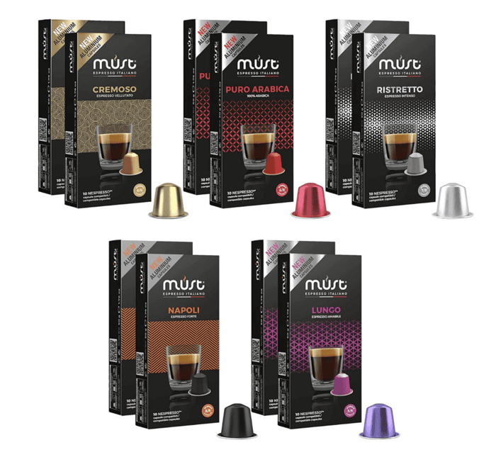 ALUMINIUM CAPSULES MIXED CARTON (100 PODS)