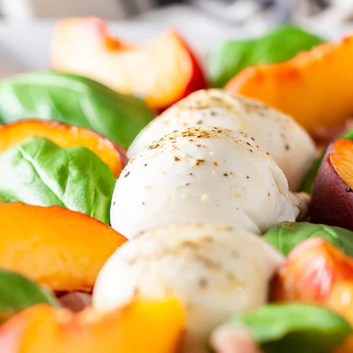 Peach Caprese Salad