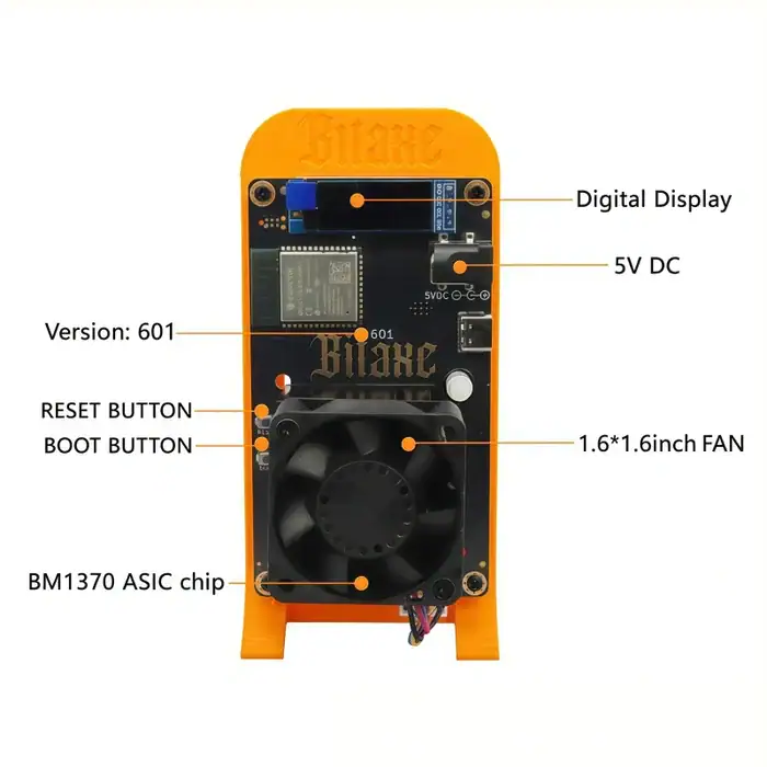 Bitaxe Gamma 601 Bitcoin Solo Miner - Image 4